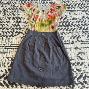 Tabitha Anthropologie Size 2 Silk Cotton Business Casual Dress